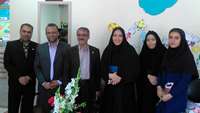 دیدار ریاست و پرسنل بیمارستان معتمدی با معلمان مدرسه شاهد گرمسار